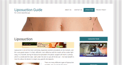 Desktop Screenshot of liposuctionguide.org